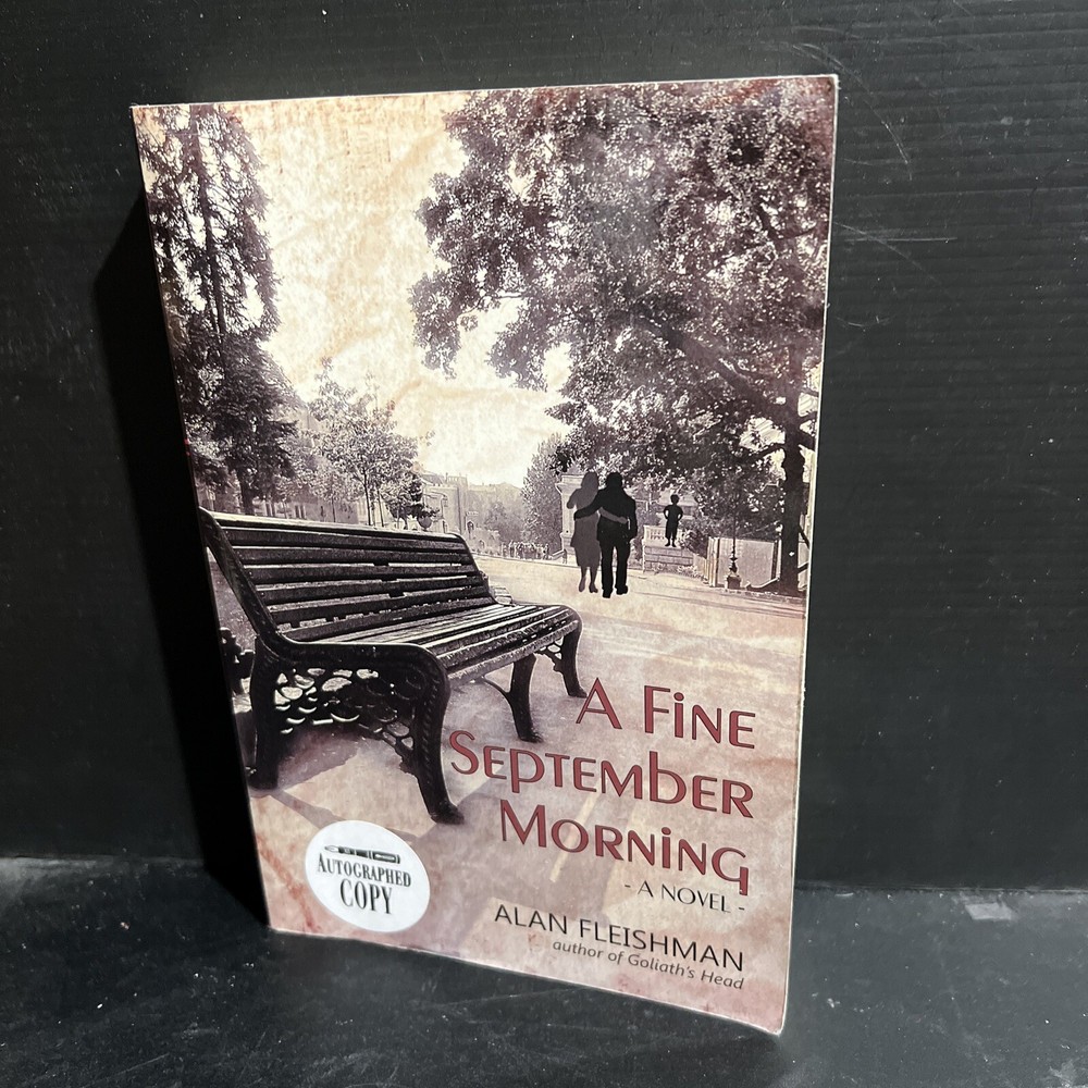 Signed 1st A FINE SEPTEMBER MORNING By Alan Fleishman Trade PB 2013 Soviet Novel