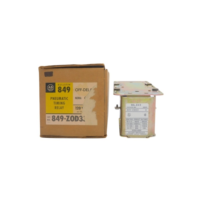 Allen Bradley 849-Zod33 Ser. B 110/120V 60A (Br/Yl) Nsmp