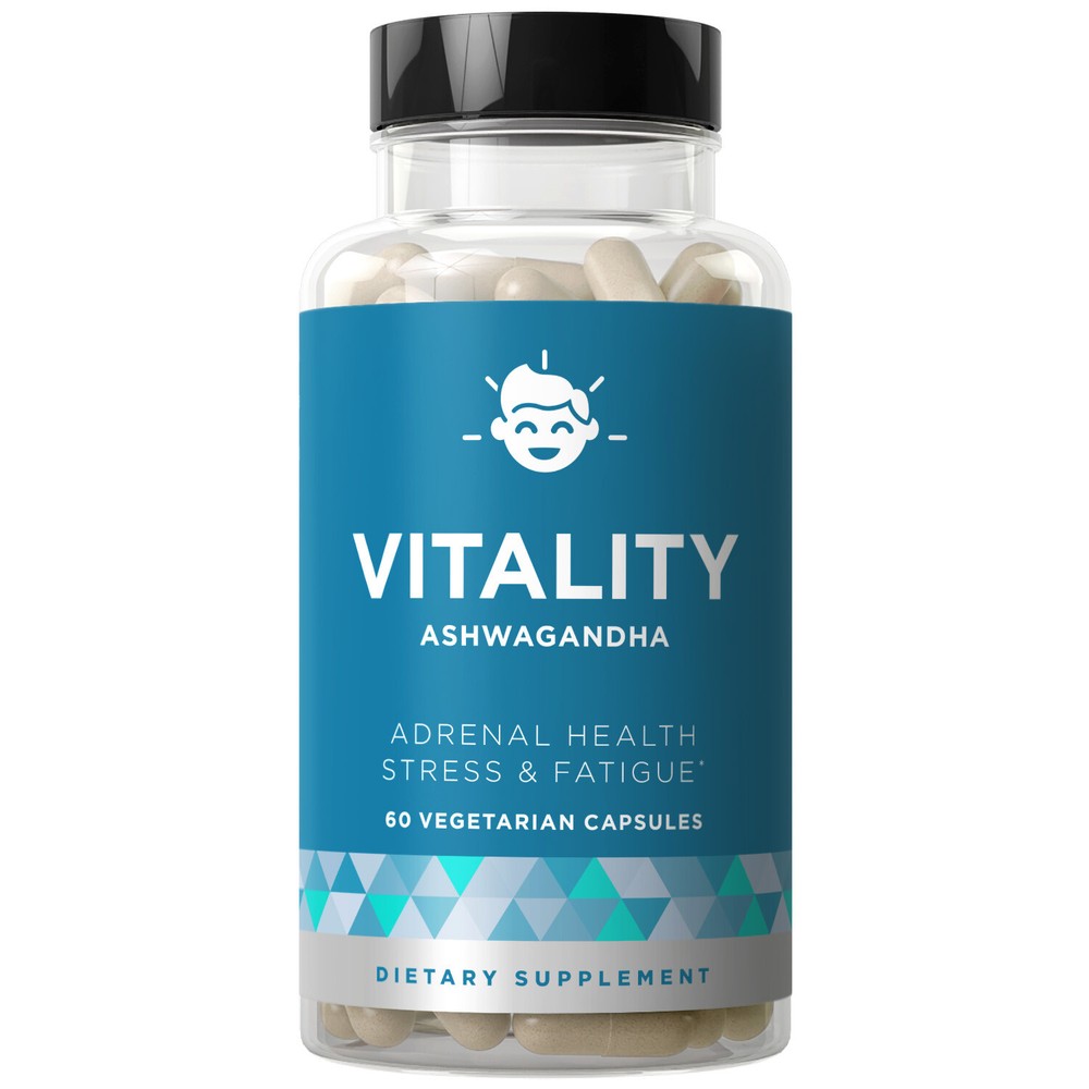 Vitality Adrenal Support- Cortisol Manager- Fatigue Fighter - Stress Relief- Hea