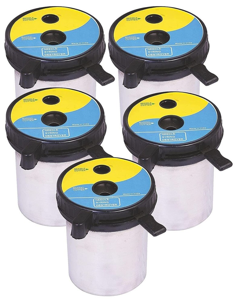 Stainless Steel Needle Cutter & Syringe Destroyer Manual Needle Burner-Pack of 5