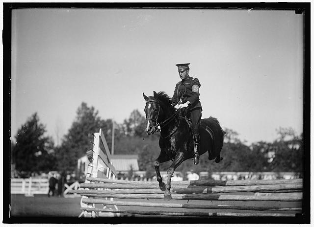 Cap William Mitchell Sir Dixon Horse Show High Jump 1915 Horseback Jumping