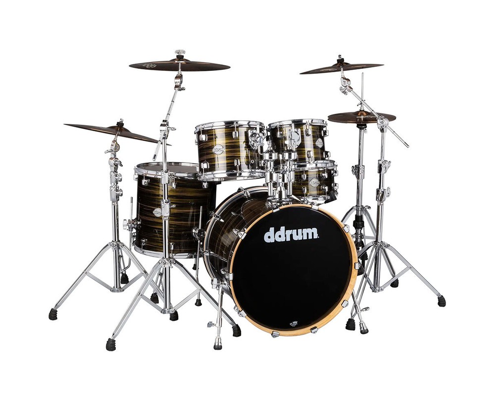 Ddrum Dominion 5-Piece Shell Pack in Brushed Olive Metallic