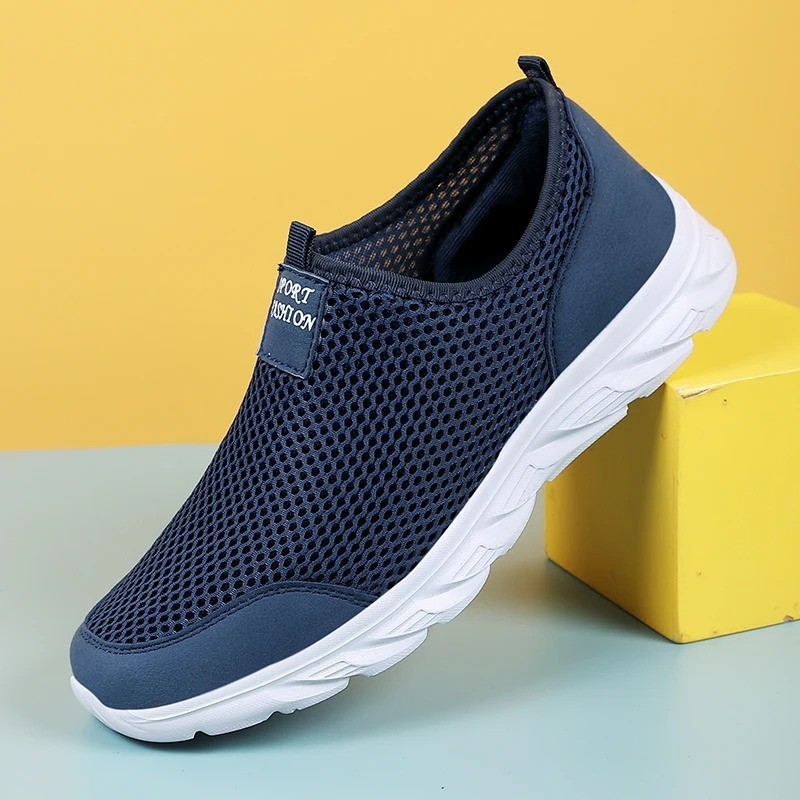 Men's Slip On Casual Sneakers Breathable Lightweight Walking Shoes Non Slip