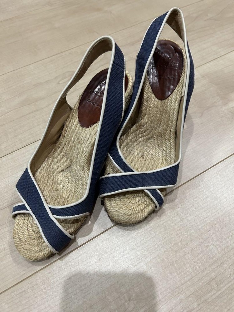 Rare Christian Louboutin Wedge Sandals Size 36 EU 6 US Excellent Condition