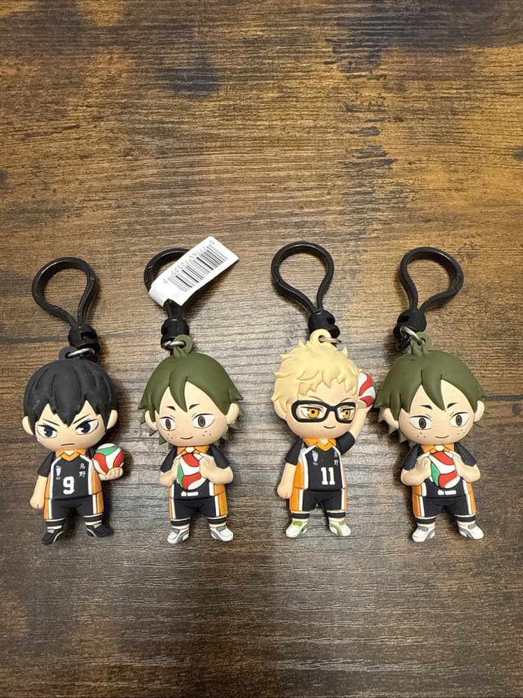 Monogram Haikyu!! Series 2 3D Foam Blind Bag Clips. Lot of 4