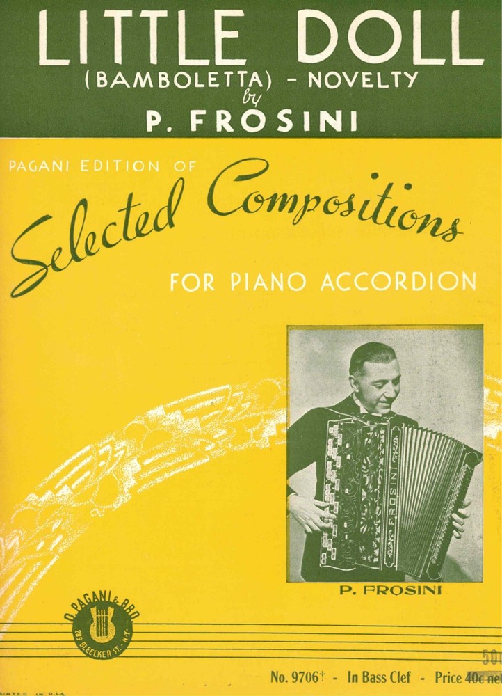 Little Doll By Pietro Frosini Accordion Solo Sheet Music Nos