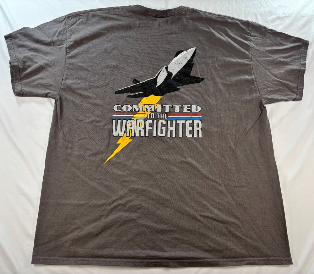F-35 Lightning II Fighter Jet T Shirt Mens Size 2XL Lightning Squad Gildan Ultra