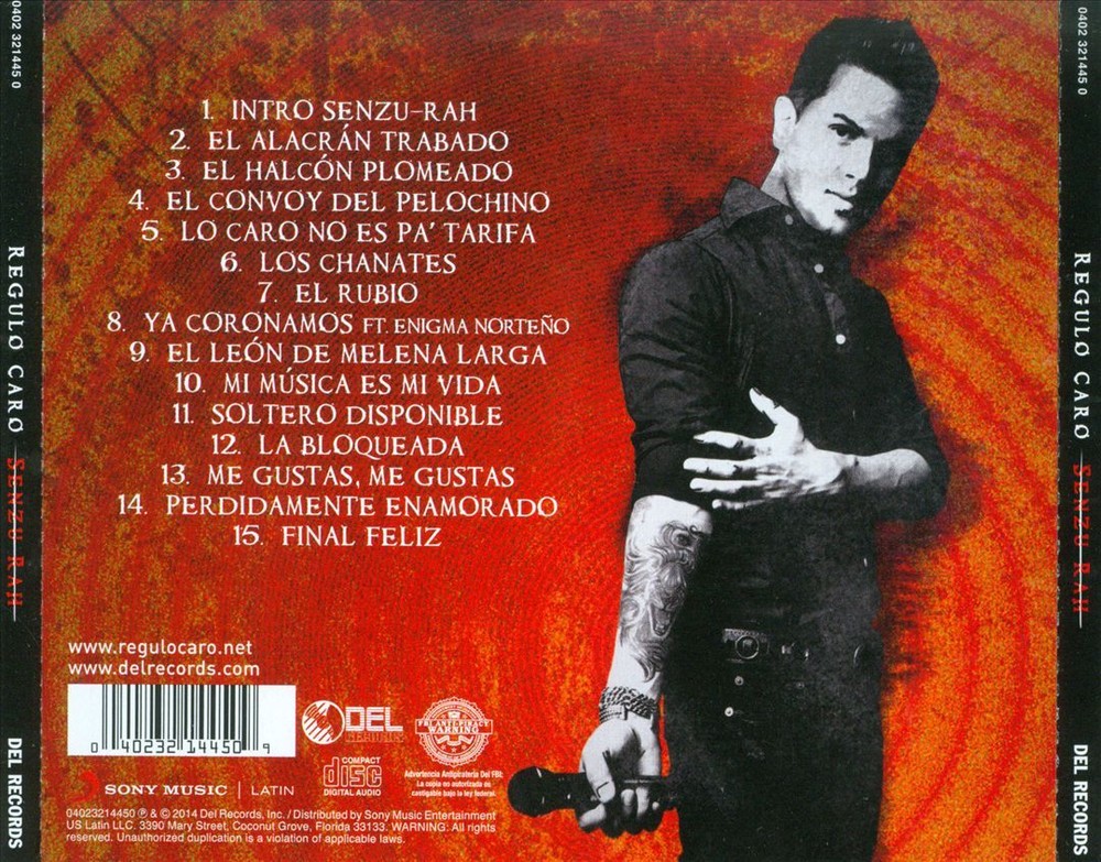 RÉGULO CARO SENZU-RAH NEW CD