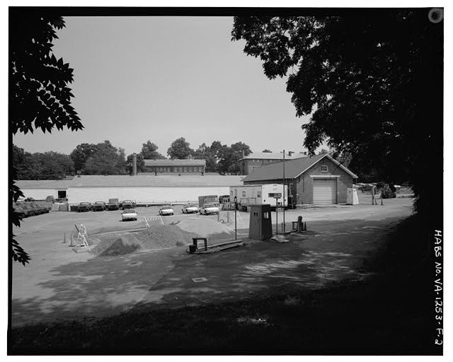 2. General view. Showing military police trailer immediately north Building 209