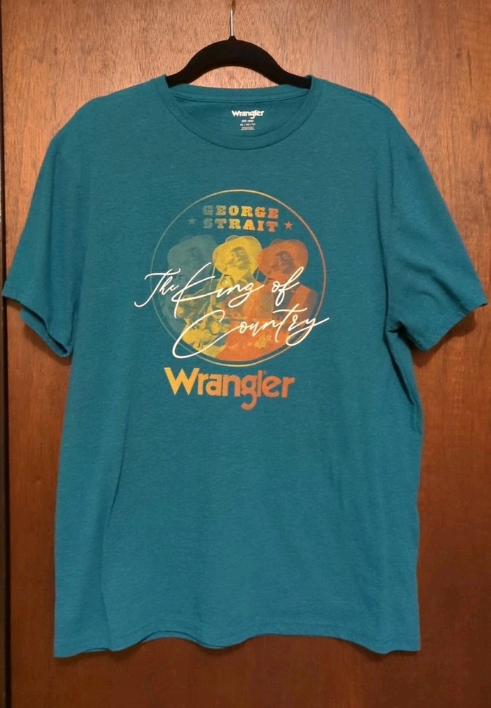 Wrangler George Strait The King Of Country Men's Extra Large Graphic T-shirt