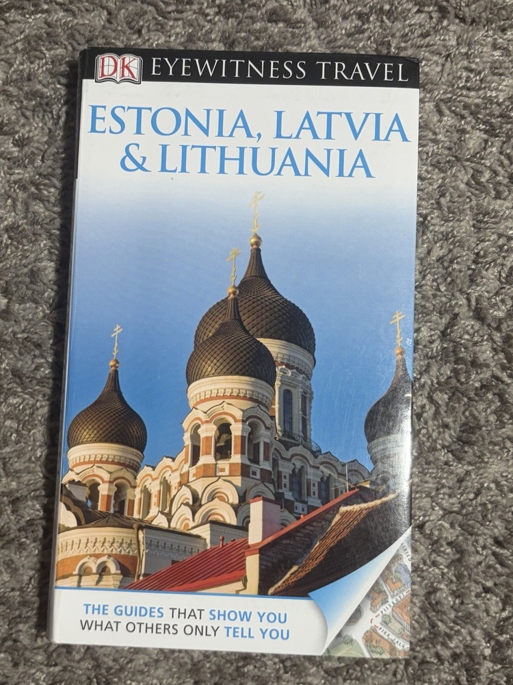 DK Eyewitness Travel Estonia Latvia Lithuania Guide Book Maps Photos Paperback