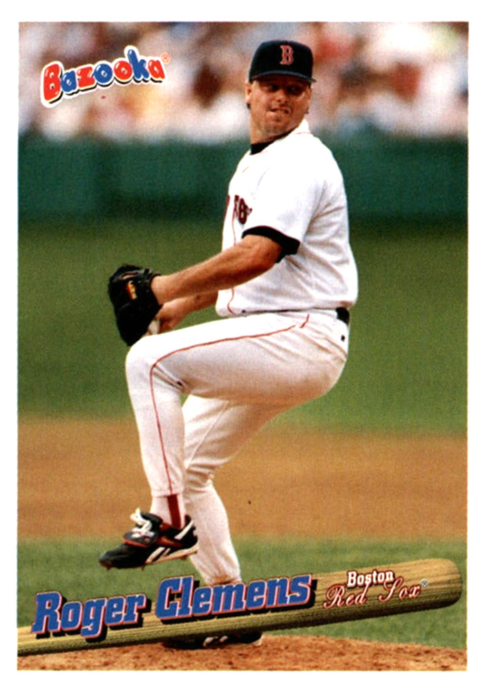 1996 Bazooka #62 Roger Clemens Boston Red Sox