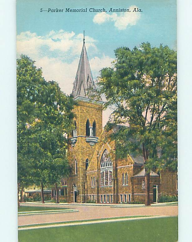 Linen CHURCH SCENE Anniston Alabama AL m/09 A9318