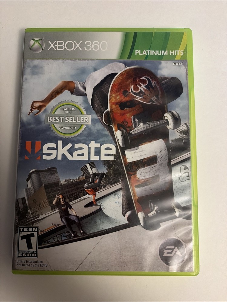 Skate 3 (Xbox 360, 2010) CIB W/manual. Tested. Ships Fast!
