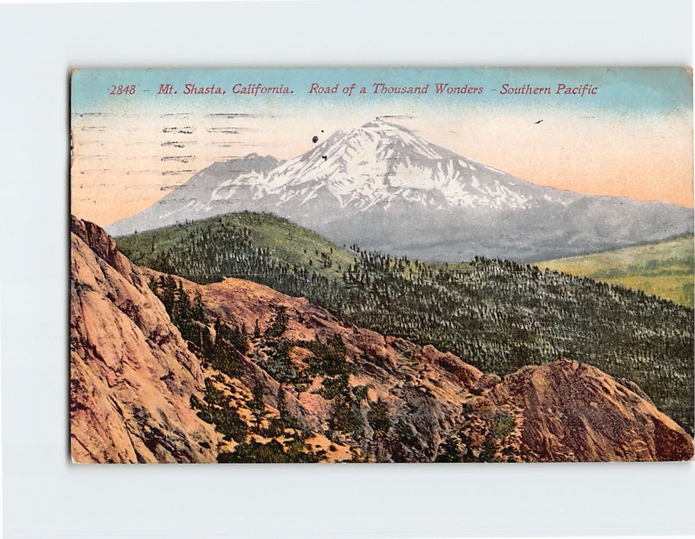 Postcard Mt. Shasta California USA