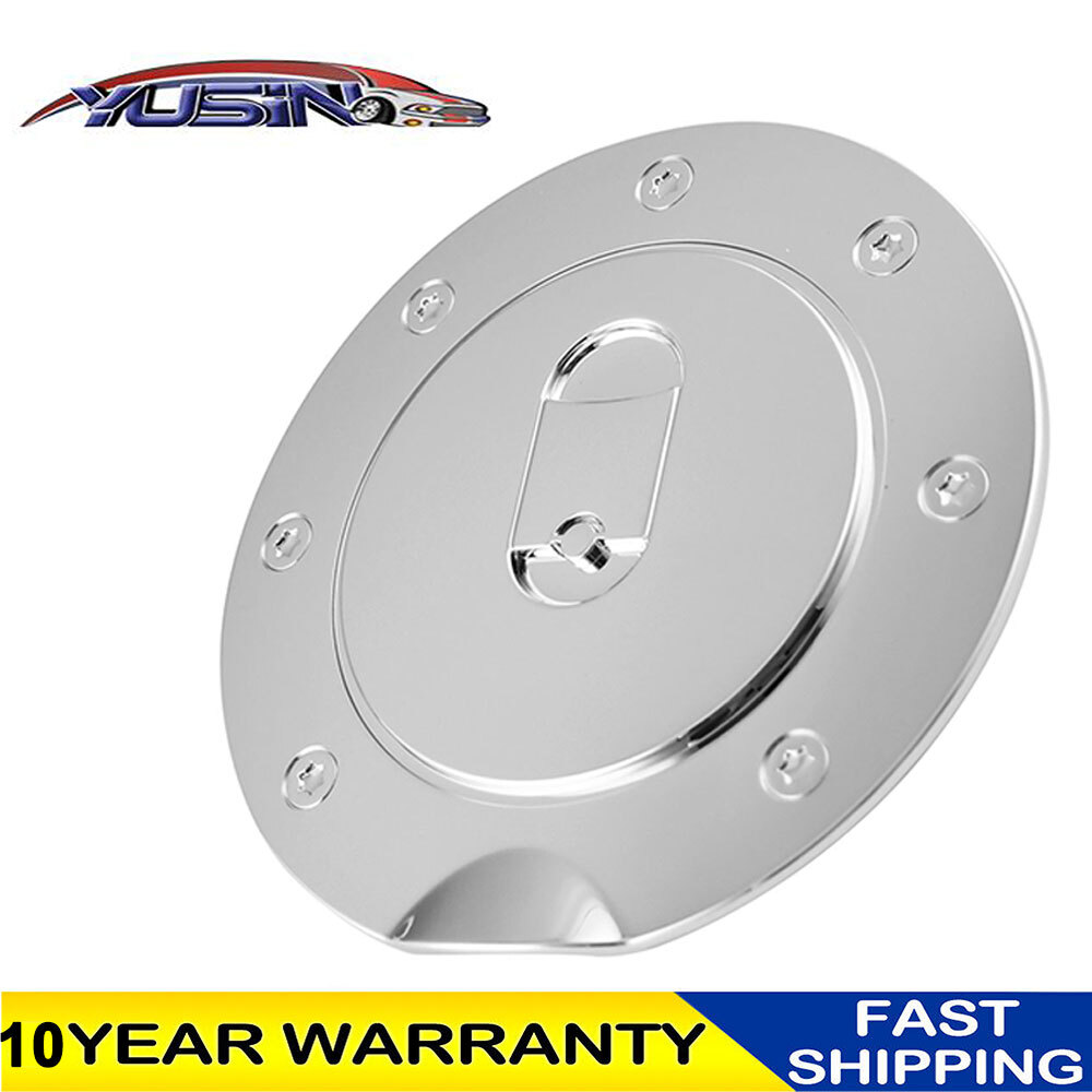 Fuel Gas Door Cap Cover ABS Chrome for 1997-2003 Ford F-150 1997-2017 Expedition