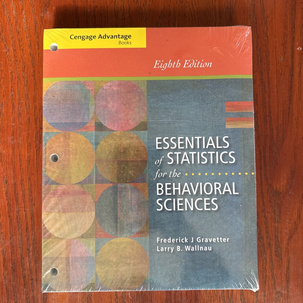 Cengage Advantage Books: Essentials of Statistics for the Behavioral Sciences by