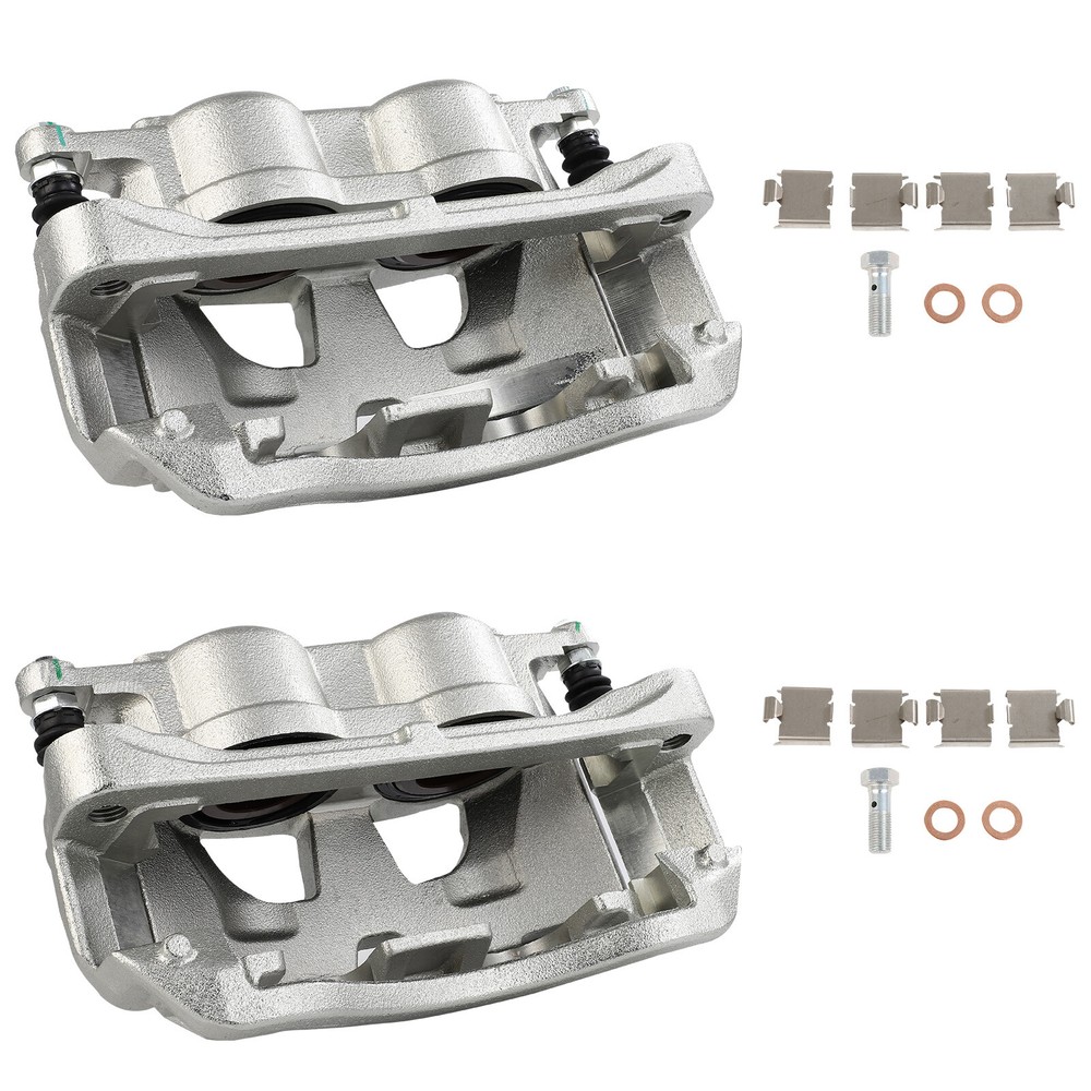 Front Pair For 2010-2014 FORD ECONOLINE Brake Calipers w/Bracket 18B5073 18B5072