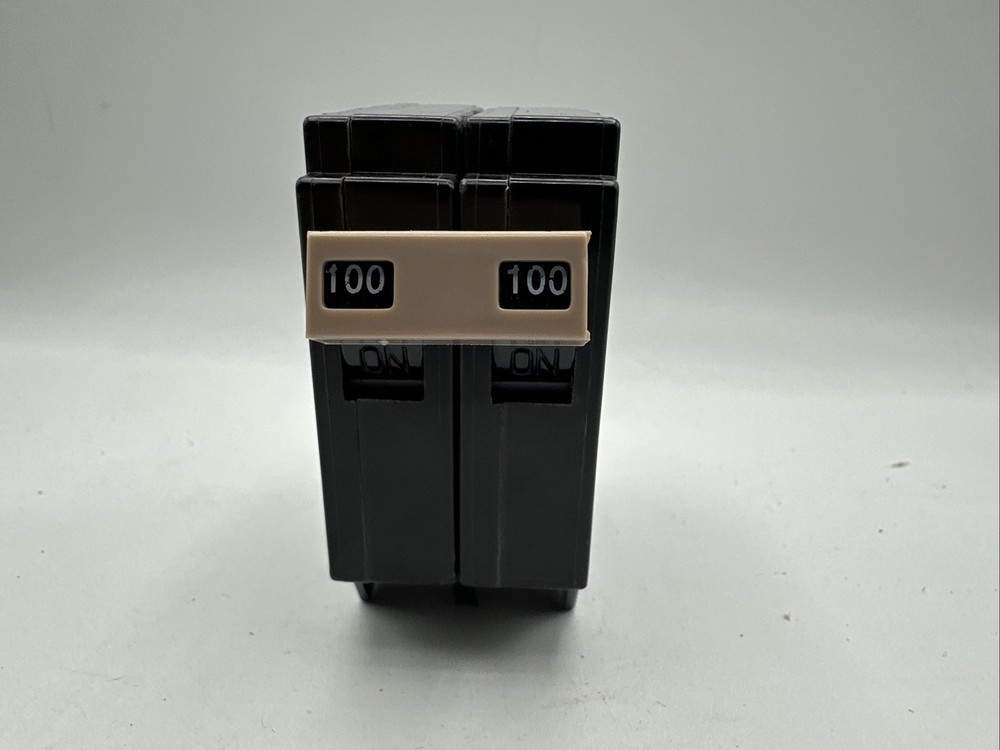 100 Amp 2-Pole Circuit Breaker,  Plug-On Molded Case Circuit Breaker