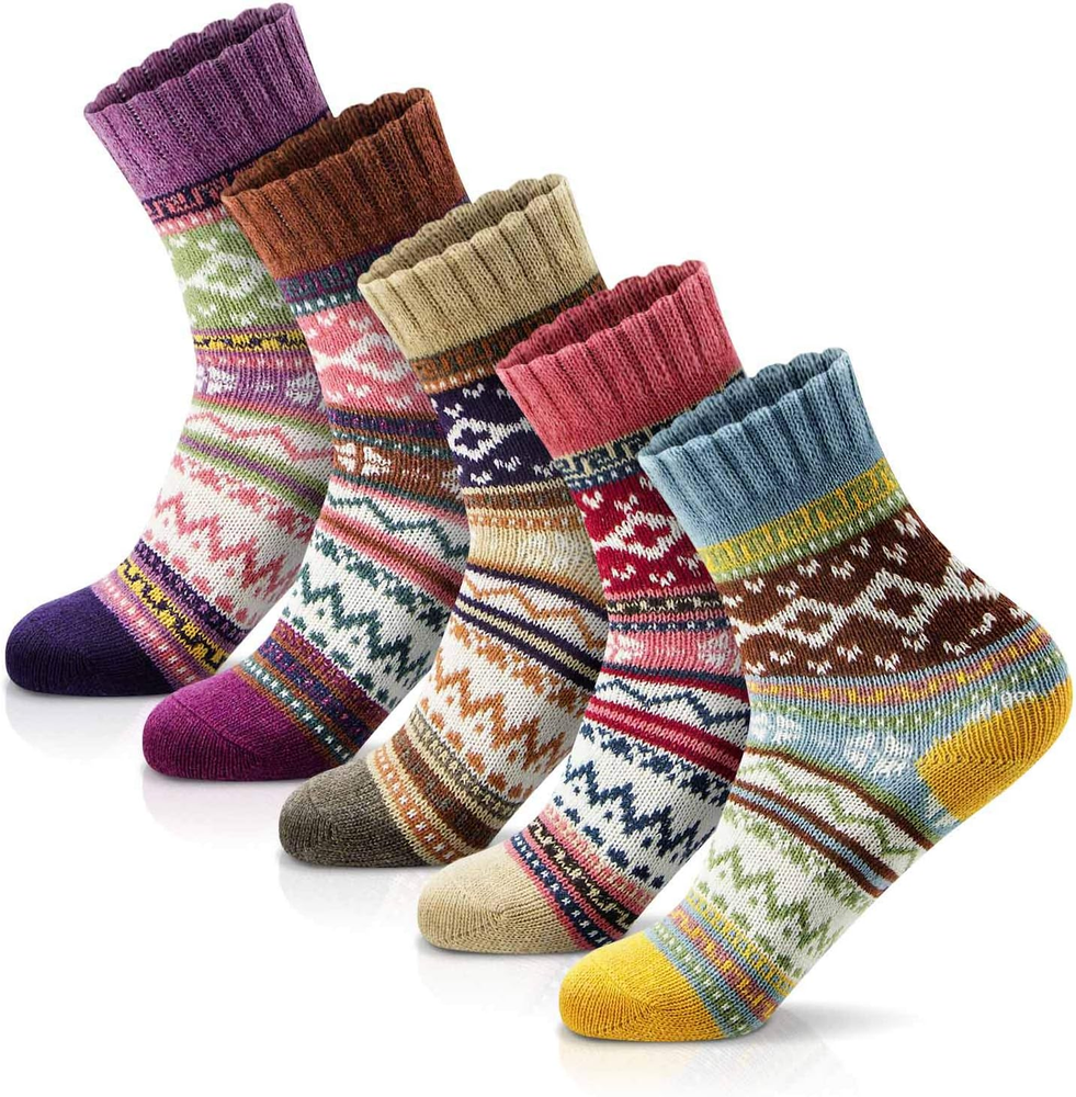 Women Socks Winter - Gifts for Women - Warm Thick Soft Wool Socks Christmas Gift