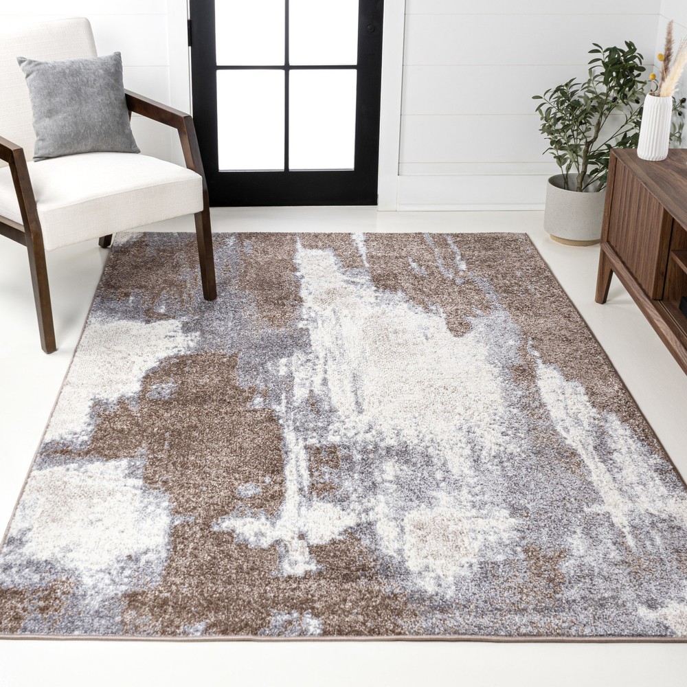 Jonathan Y Supersoft 4x6 Abstract Multicolor Area Rug SEU302-4