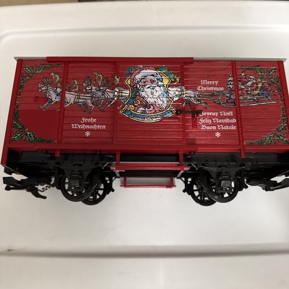 LGB LEHMANN Train 43352 Merry Christmas Box Car G-Scale Untested Parts