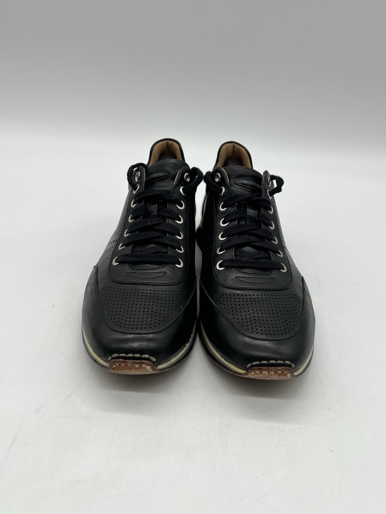 Magnanni Pueblo Men’s UK 9.5M Sz US 10.5M Black Leather Lace up Sneakers Shoes.