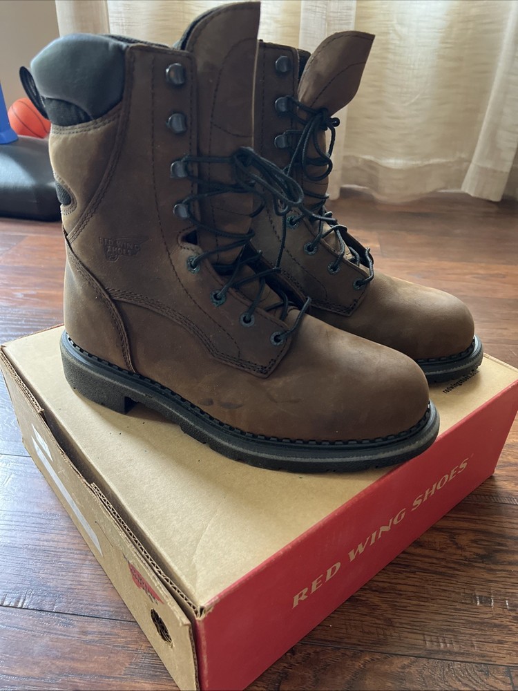 New Red Wing 8.5 E2 Waterproof Thinsulate Work Boots
