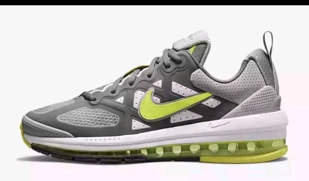 Nike Air Max Genome Grey Volt CW1648 Mens 6.5 Womens 8