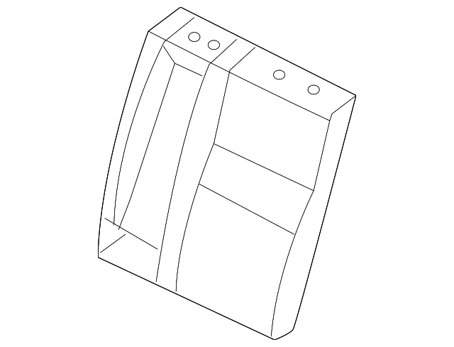 Genuine Honda Seat Back Pad 82527-SNE-A21