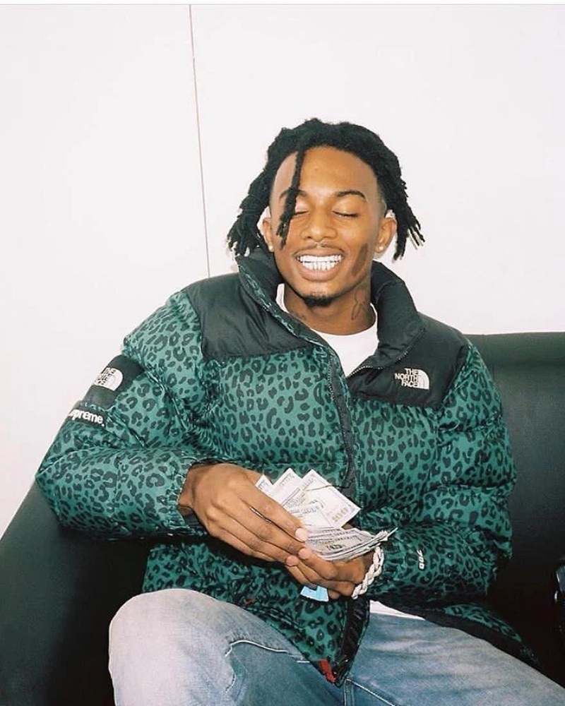 DEADSTOCK The North Face x Supreme Nuptse Jacket FW11 Puffer Green Leopard XL