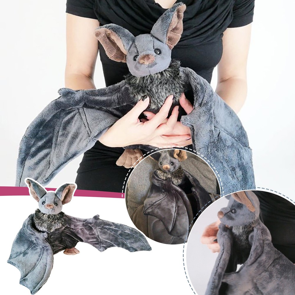 PLUSH BAT 70CM Stuffed Animal Doll Christmas Teddy Kids Gift Soft Toy Bird
