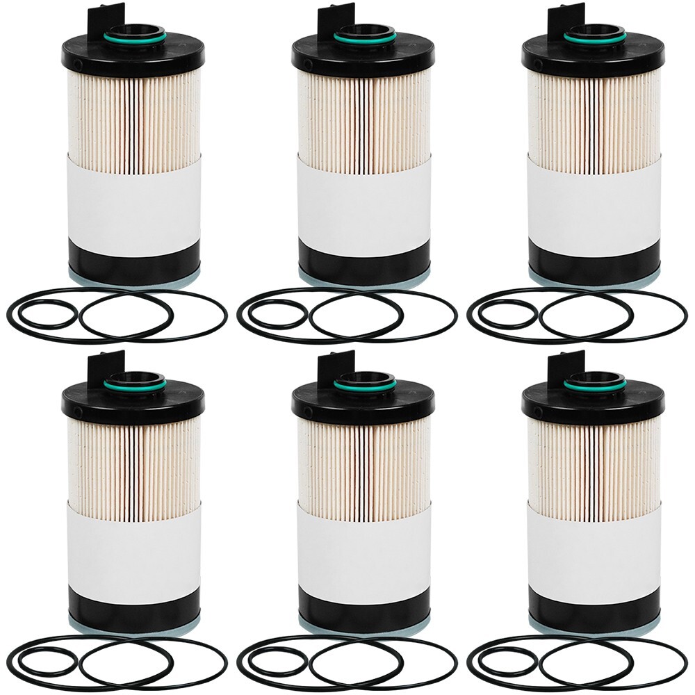 6x FS20081 Fuel/Water Separator Filter for 2017 Cummins ISB ISL DD5 DD8 Engines