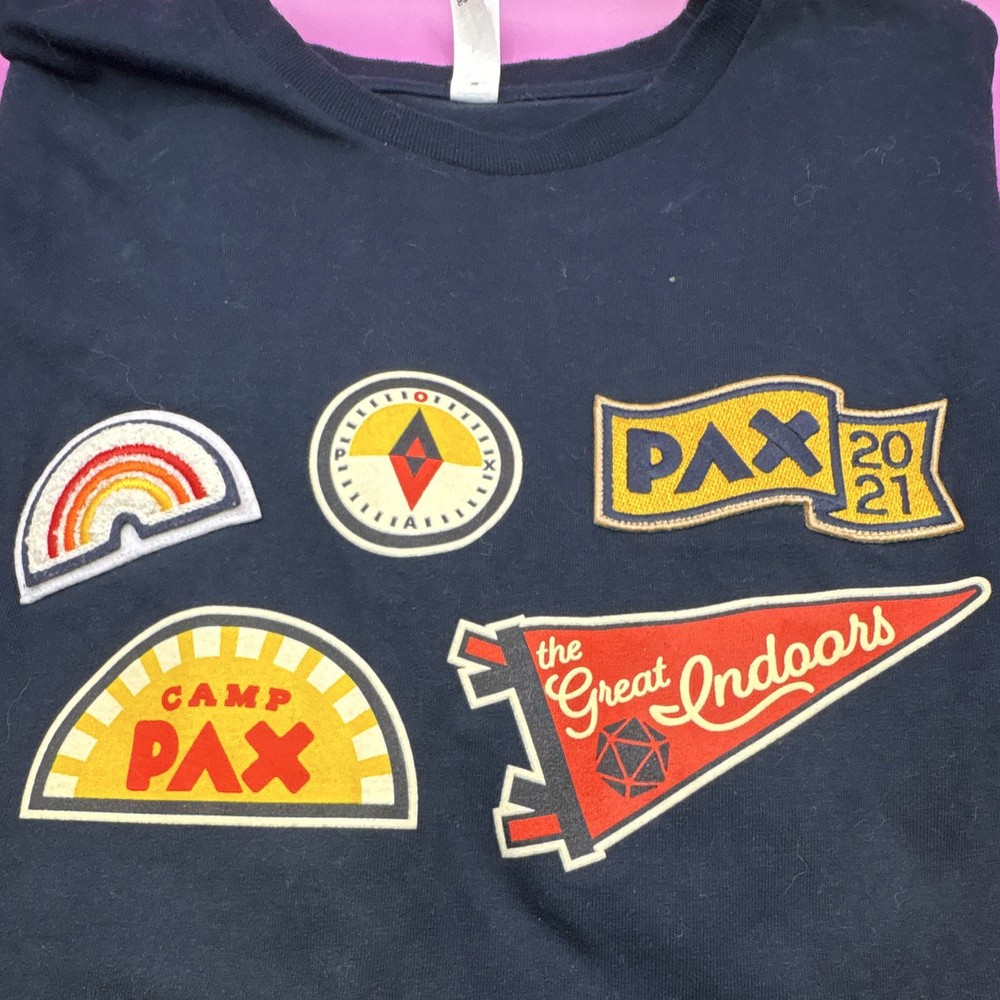 Ideal Men's Graphic Logo Tee Black Crew Neck Short Sleeve XL