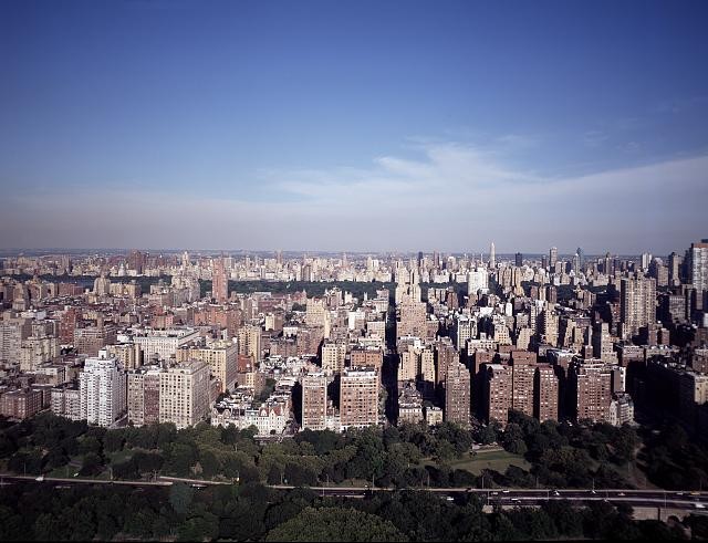 Photo:New York New York 1980s Aerial View Manhattan Skyline