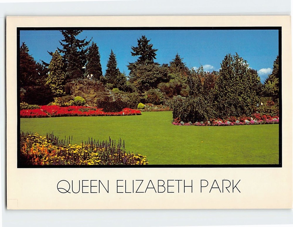 Postcard Queen Elizabeth Park Vancouver British Columbia Canada