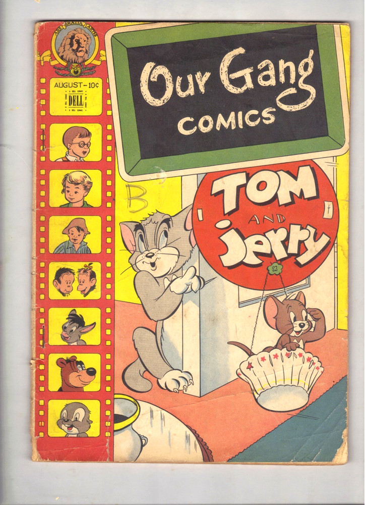 OUR GANG TOM AND JERRY 37 / 1947  /cartoon comic MGM  WALT KELLY