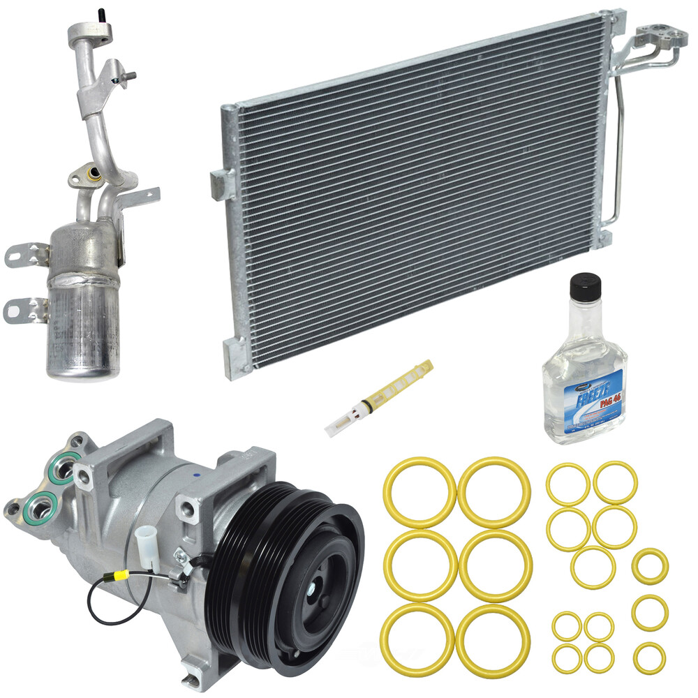 A/C Compressor Kit with Condenser UAC KT 4821A Replacement Kit