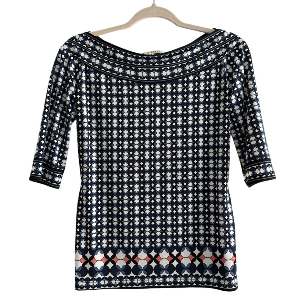 Max Studio Geometric Print Top in Size S for Women