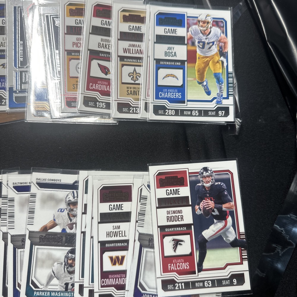 2023 Contenders Football Rookie/color Lot