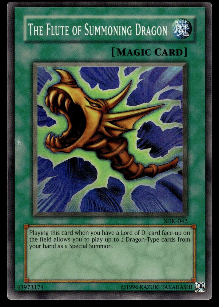 The Flute of Summoning Dragon HP SDK-042 Starter Deck: Kaiba Yugioh Card A