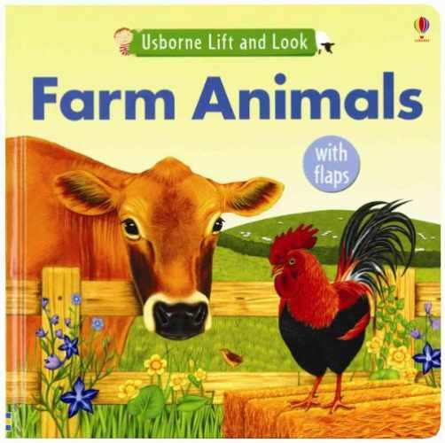 Farm Animals (Lift and Look Board - Board book, by Greenwell Jessica - Very Good