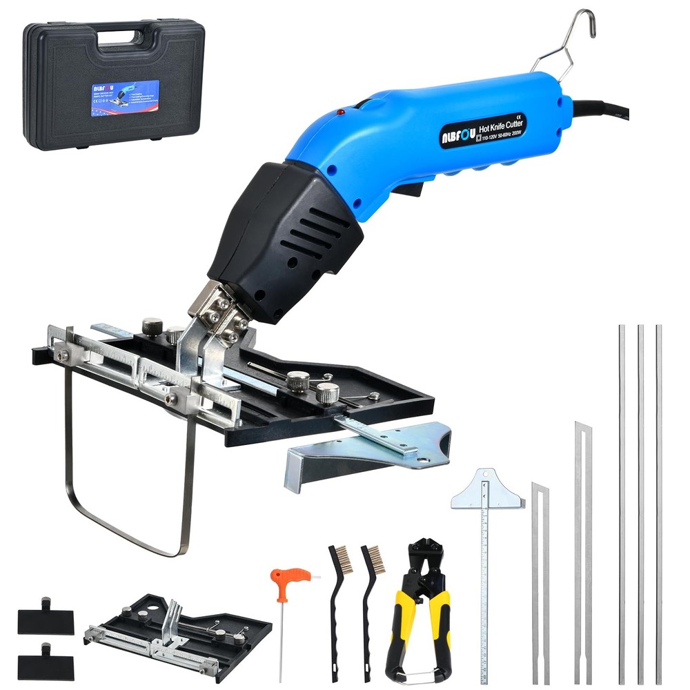 Electric Hot Knife Kit with 5 Blades for Grooving Sculpting and Cutting Air Cooled Design