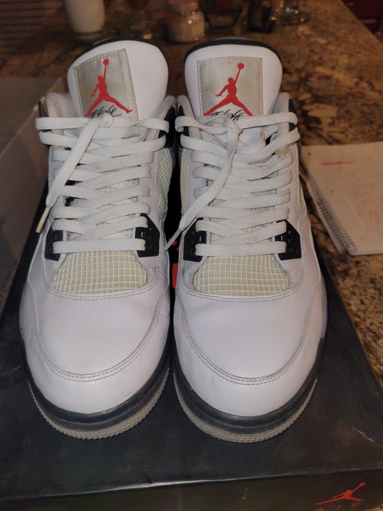Size 13 - Air Jordan 4 Retro OG 2025 White Cement