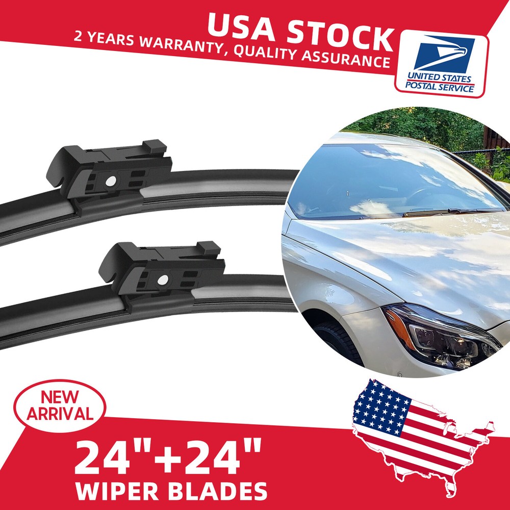 Mercedes-Benz E250 2014-2016 OEM Windshield Wiper Blades 24+24 Inches