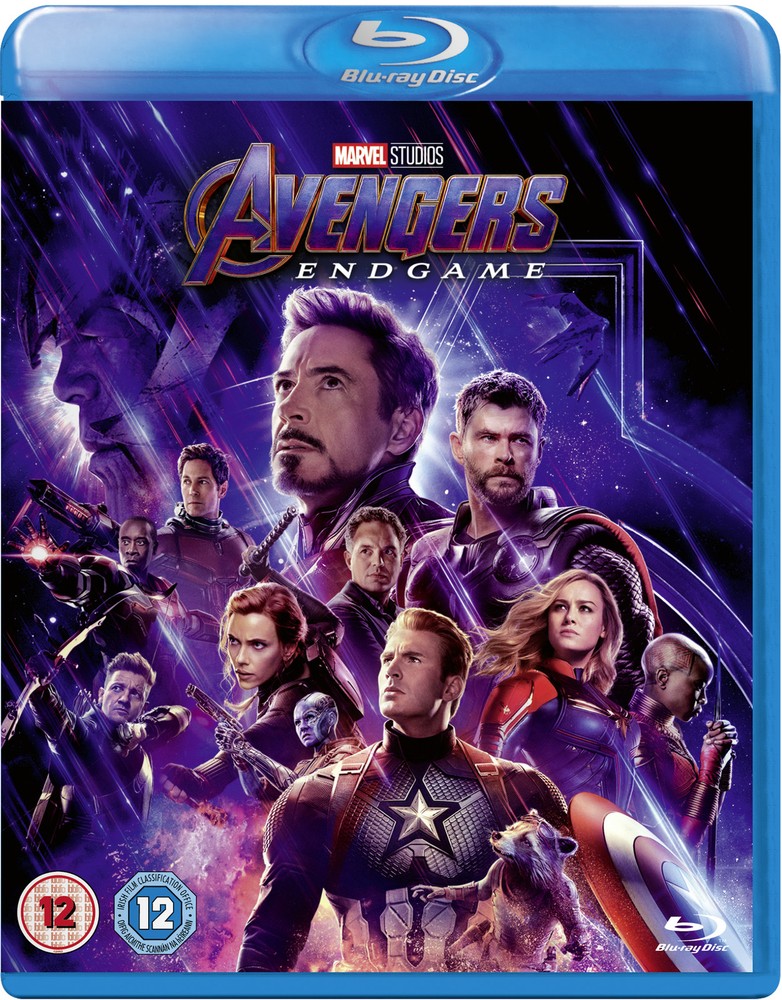 Avengers Endgame Blu-ray with Benedict Cumberbatch Brie Larson Tom Holland