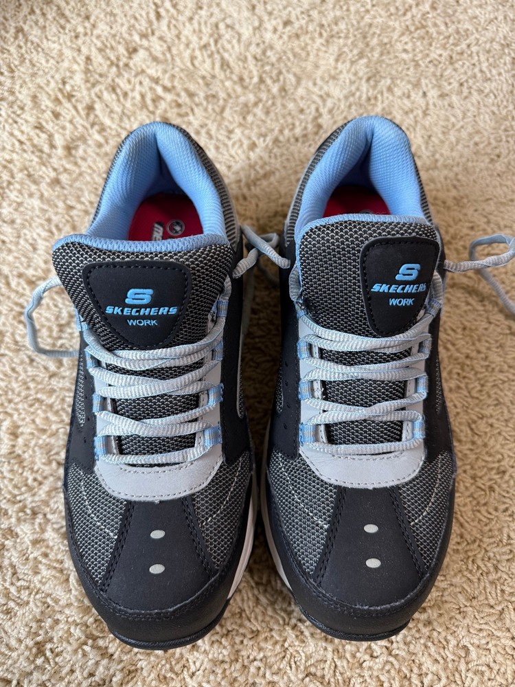 Skechers Work Steel Toe Women's Size 8.5 Shoes Memory Foam