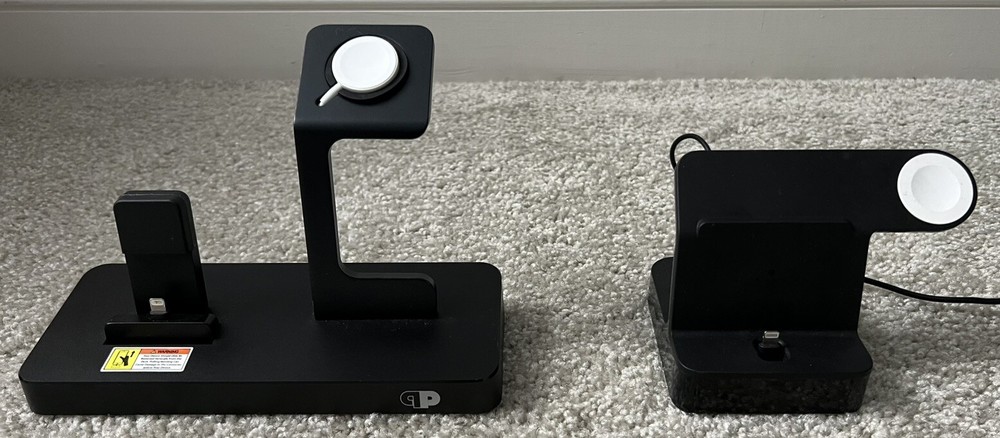 2in1 Fast Charger Charging Dock Station For iPhone 14 13 12 11 10 & Apple Watch