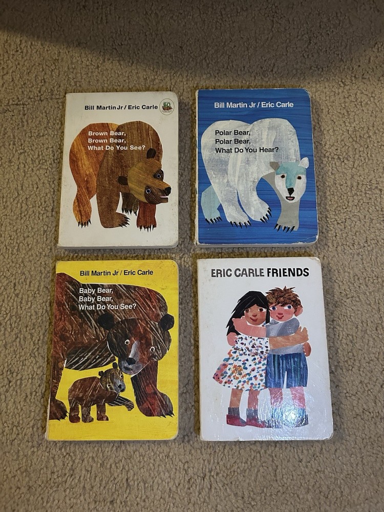 Bill Martin Jr. & Eric Carle Brown Bear Board Books Lot