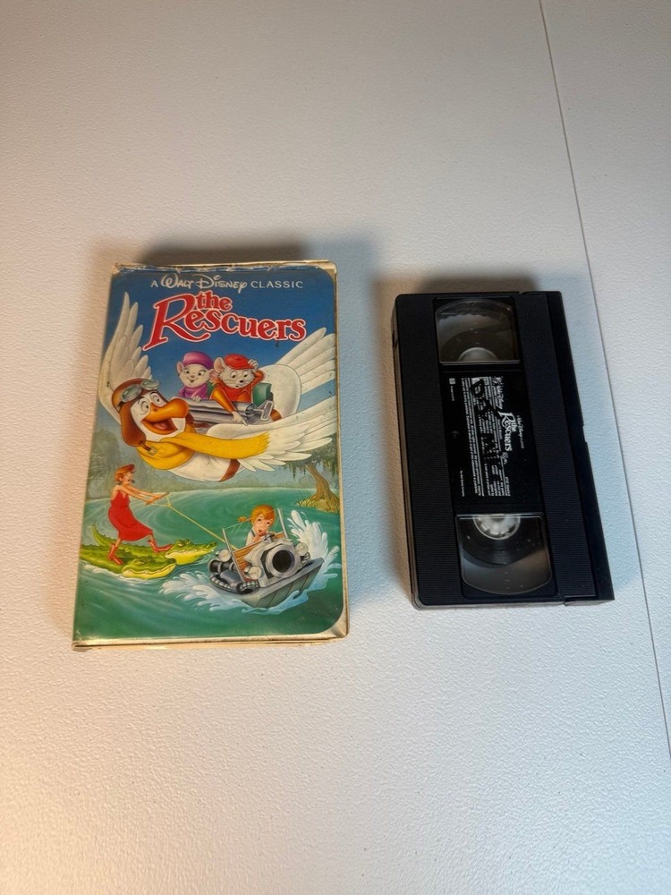 The Rescuers VHS Walt Disney Classic w Clamshell 1992 Animated Family